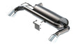 Borla 21-22 Ford Bronco 2.7L V6 4WD ATAK Axle Back Exhaust w/ Bright Chrome Tips Borla Axle Back  AXOPROS