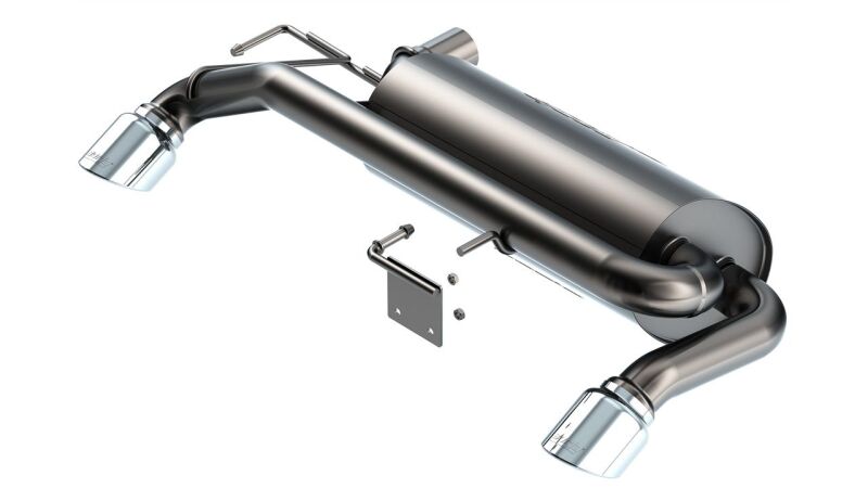 Borla 21-22 Ford Bronco 2.7L V6 4WD S-Type Axle Back Exhaust w/ Bright Chrome Tips Borla Axle Back  AXOPROS