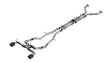 Borla 22-24 Nissan Z 2.5in ATAK Cat Back Exhaust 4.5in Tip - Carbon Fiber Black Anodized Borla Catback  AXOPROS