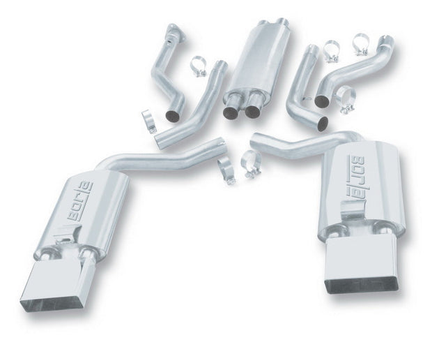 Borla 92-96 Chevrolet Corvette Hatchback/Conv 5.7L 8cyl 4/6 Spd Touring SS Catback Exhaust Borla Catback  AXOPROS