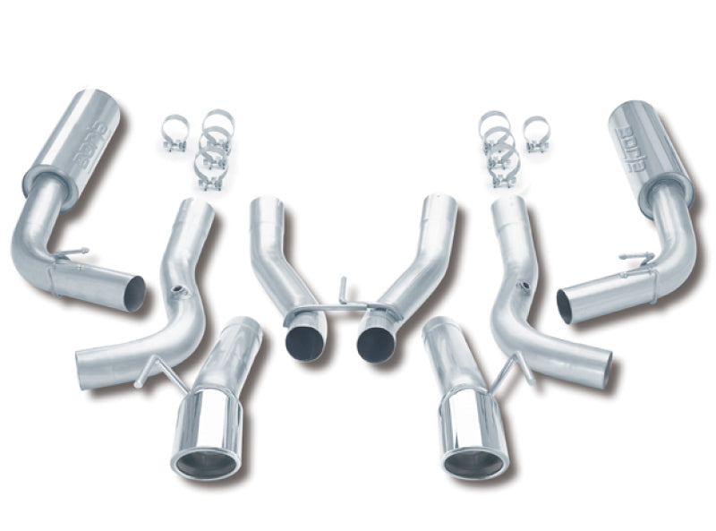 Borla 96-02 Viper GTS/R/T-10 Coupe/Convertible 2dr w/ 2.5in Inlets SS Catback Exhaust System Borla Catback  AXOPROS