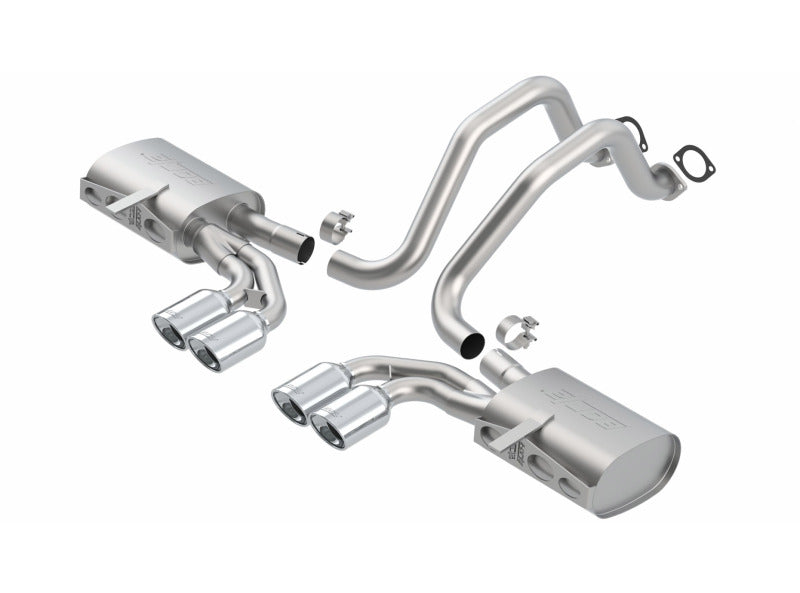 Borla 97-04 Chevrolet Corvette 5.7L 8cyl Touring SS Catback Exhaust Borla Catback  AXOPROS