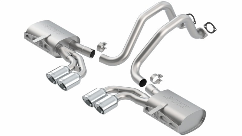 Borla 97-04 Chevrolet Corvette 5.7L 8cyl Touring SS Catback Exhaust Borla Catback  AXOPROS