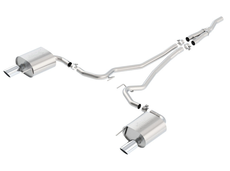 Borla Atak Cat Back 15-17 Ford Mustang 2.3L EcoBoost MT/AT 2.25in pipe 4in tip Borla Catback  AXOPROS
