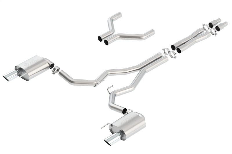 Borla Atak Cat-Back 15-17 Ford Mustang GT 5.0L V8 MT/AT 3in pipe 4in tip Borla Catback  AXOPROS