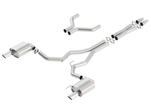 Borla Atak Cat-Back 15-17 Ford Mustang GT 5.0L V8 MT/AT 3in pipe 4in tip Borla Catback  AXOPROS