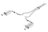 Borla Atak S Cat-Back 15-17 Ford Mustang GT 5.0L V8 MT/AT 2.5in pipe 4in tip Borla Catback  AXOPROS