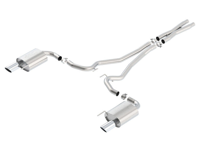 Borla Atak S Cat-Back 15-17 Ford Mustang GT 5.0L V8 MT/AT 2.5in pipe 4in tip Borla Catback  AXOPROS