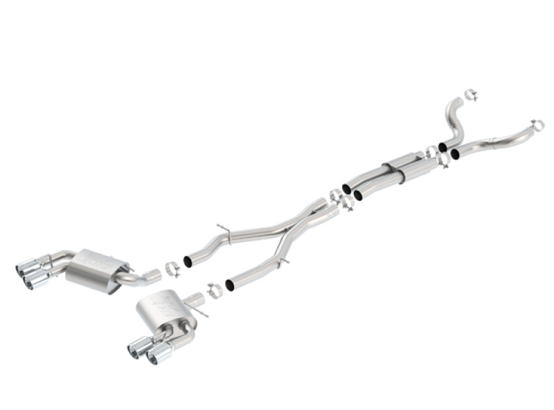 Borla Chevy 16-17 Camaro 6.2L ATAK Catback w/ Dual Tips (NPP) Dual Split Rear Exit Borla Catback  AXOPROS