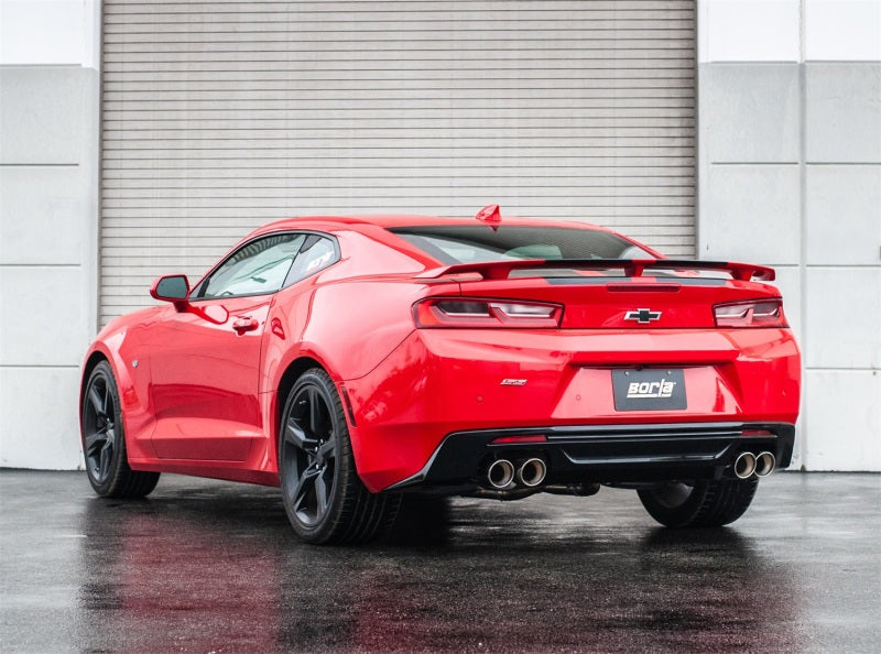 Borla Chevy 16-17 Camaro 6.2L ATAK Catback w/ Dual Tips (NPP) Dual Split Rear Exit Borla Catback  AXOPROS