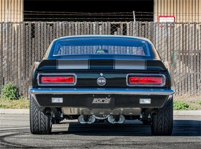 Borla CrateMuffler BBC 396/402/427 ATAK 2.5 inch ID Offset/Center 14in x 4.35in x 9in Oval Muffler Borla Muffler  AXOPROS