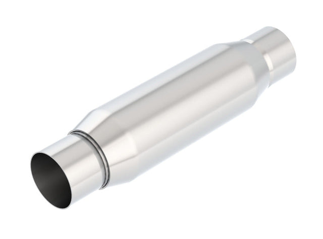 Borla CrateMuffler Resonator Option 2.5in Center/Center 3.5in Round x 10in Borla Muffler  AXOPROS