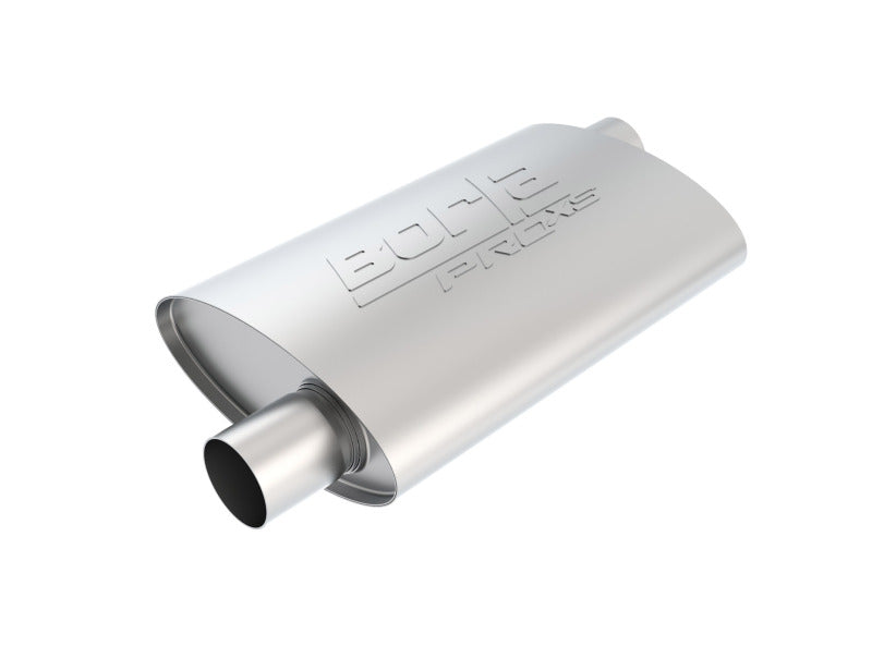 Borla Pro-XS 2.25in Tubing 14in x 4in x 9.5in Oval Offset/Offset Muffler Borla Muffler  AXOPROS