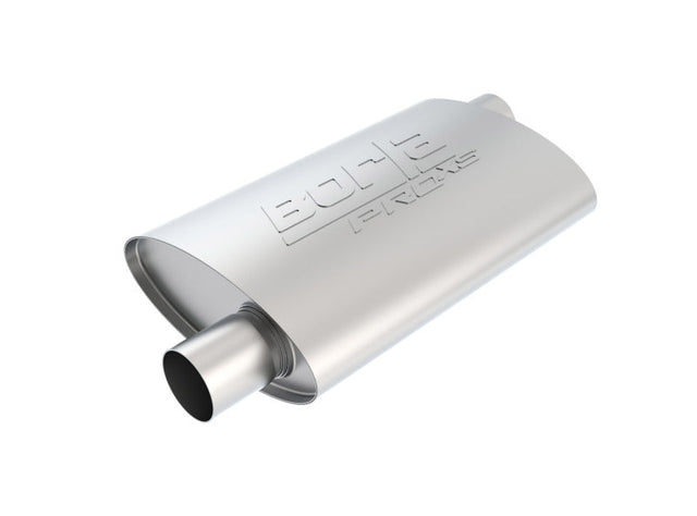 Borla Pro-XS 2.25in Tubing 14in x 4in x 9.5in Oval Offset/Offset Muffler Borla Muffler  AXOPROS