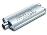 Borla Pro-XS 2.5in Tubing 19in x 4in x 9.5in Oval Center/Dual Muffler Borla Muffler  AXOPROS