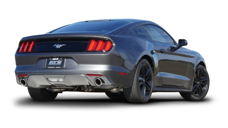 Borla S Type Rear Section 15-17 Ford Mustang 2.3L EcoBoost MT/AT 2.25in pipe 4in tip Borla Axle Back  AXOPROS