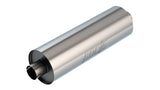 Borla Specialty Muffler 3in Center In/Out 7.75in Dia. 24in Body 29in OAL Touring Notched Borla Muffler  AXOPROS