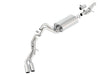 Borla Touring Cat Back 15-16 GMC Denali 6.2L V8 2.75in, 2.25in Dual Same Side Exit 4in Tips Exhaust Borla Catback  AXOPROS