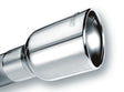 Borla Universal Polished Tip Single Oval Rolled Angle-Cut w/Clamp (inlet 2 1/2in. Outlet 4 1/4 x 3 1 Borla Tips  AXOPROS