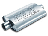 Borla Universal Pro-XS Muffler Oval 2.25in Inlet/Outlet Notched Muffler Borla Muffler  AXOPROS