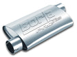 Borla Universal Pro-XS Muffler Oval 2.5in Inlet/Outlet Offset/Offset Notched Muffler Borla Muffler  AXOPROS