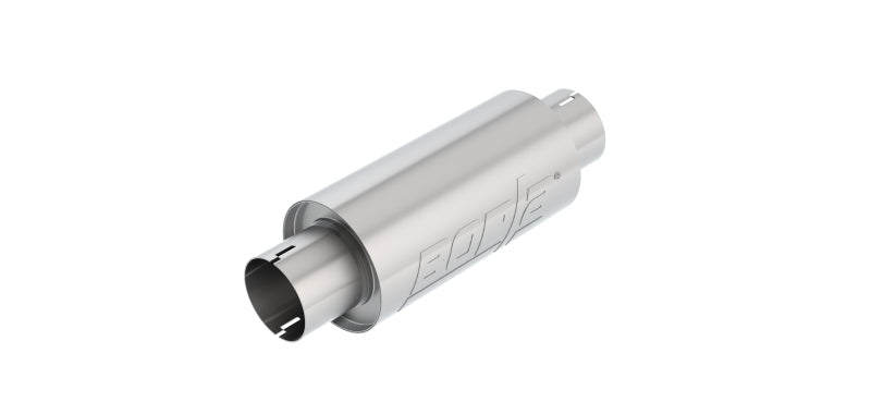 Borla Universal Resonator Option 3in Center/Center 5in Round x 10in - Notched Neck Borla Connecting Pipes  AXOPROS