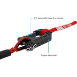 Borne Off-Road 10K Winch - Red Synthetic Rope Borne Off-Road Winches  AXOPROS