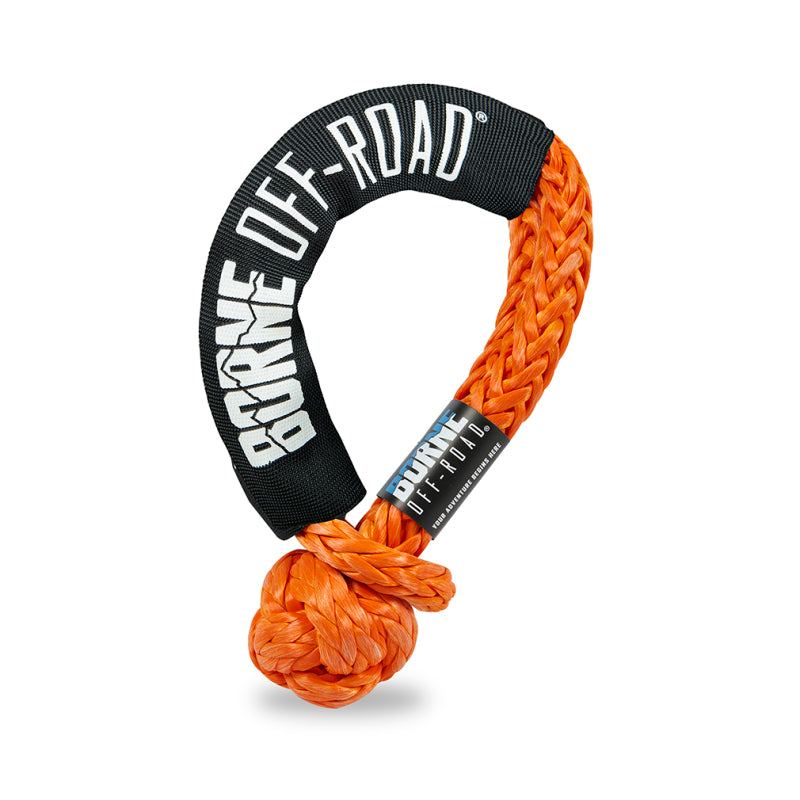 Borne Off-Road 1/2in X 20in Soft Shackle Dark Orange Borne Off-Road Tow Straps  AXOPROS