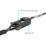 Borne Off-Road 12K Winch - Grey Synthetic Rope Borne Off-Road Winches  AXOPROS
