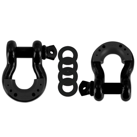 Borne Off-Road Borne D-Ring Shackle Set Black Borne Off-Road Tow Hooks  AXOPROS