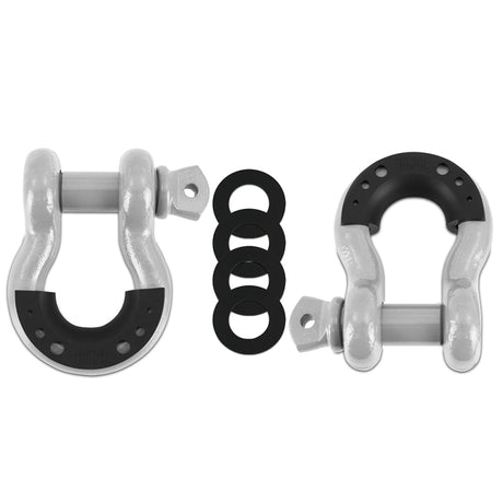 Borne Off-Road Borne D-Ring Shackle Set Grey Borne Off-Road Tow Hooks  AXOPROS