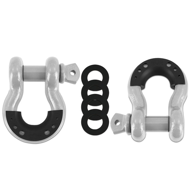 Borne Off-Road Borne D-Ring Shackle Set Grey Borne Off-Road Tow Hooks  AXOPROS