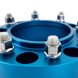 Borne Off-Road Wheel Spacers - 6x139.7 - 78.1 - 25mm - M14x1.5 - Blue Borne Off-Road Wheel Spacers & Adapters  AXOPROS