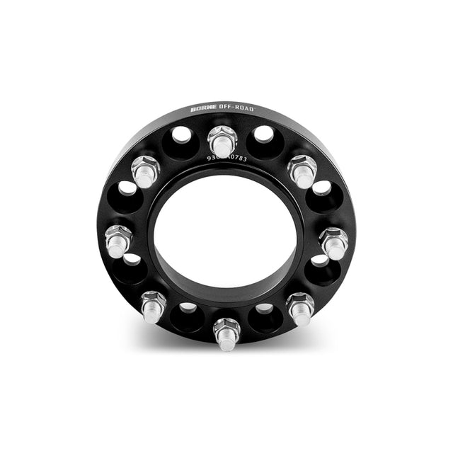 Borne Off-Road Wheel Spacers 8x180 124.1 25 M14 Black Borne Off-Road Wheel Spacers & Adapters  AXOPROS