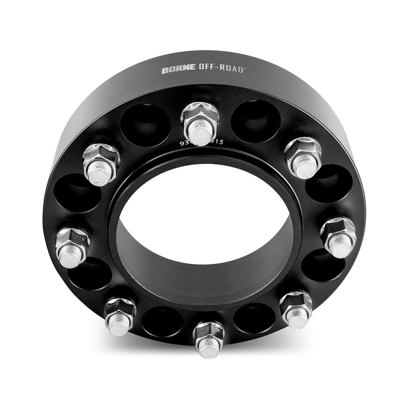 Borne Off-Road Wheel Spacers 8x180 124.1 50 M14 Black Borne Off-Road Wheel Spacers & Adapters  AXOPROS
