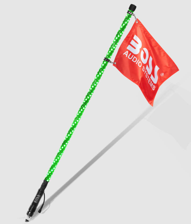 Boss Audio Systems ATV Whip Antenna/ 48 inch/ Multicolor/ IP67 Weatherproof Boss Audio Antennas  AXOPROS