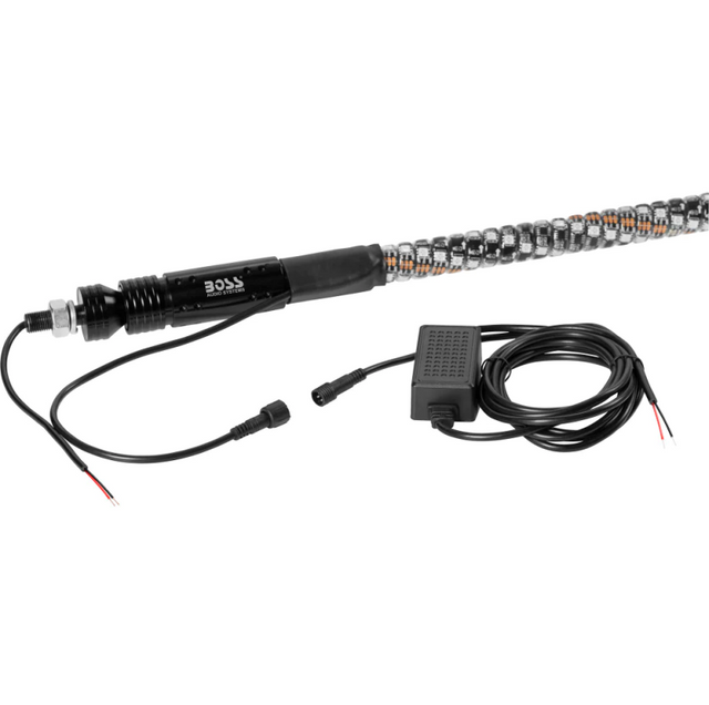 Boss Audio Systems ATV Whip Antenna/ 48 inch/ Multicolor/ IP67 Weatherproof Boss Audio Antennas  AXOPROS