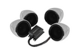 Boss Audio Systems Motorcycle Speaker Amplifier/ Bluetooth/ 3in Speakers Pair- Chrome Boss Audio Audio  AXOPROS