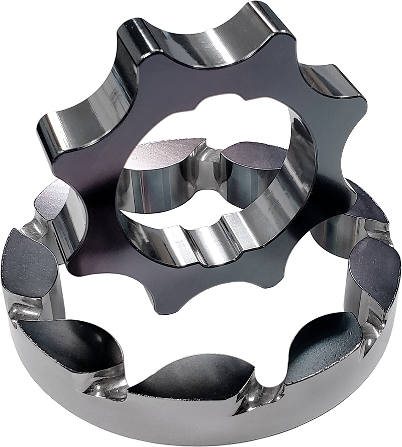 Boundary 2011+ Ford Coyote Mustang/GT350 Billet Black Oil Pump Gear - Vane Ported MartenWear Treated Boundary Oil Pumps  AXOPROS