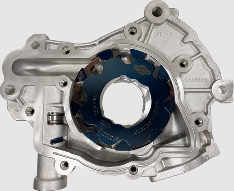 Boundary 2024+ Ford Coyote V8 Billet Dual Rotor Gear Treated Oil Pump Assembly w/ Billet Back Plate Boundary Oil Pumps  AXOPROS