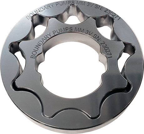 Boundary 99-15 Ford Modular Motor (All Types) V8 Oil Pump Assembly w/Billet Back Plate Boundary Oil Pumps  AXOPROS