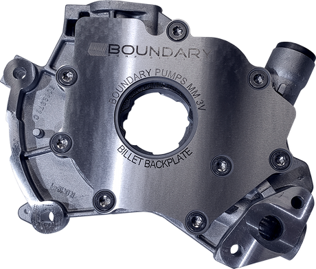 Boundary 99-15 Ford Modular Motor (All Types) V8 Oil Pump Assembly w/Billet Back Plate Boundary Oil Pumps  AXOPROS