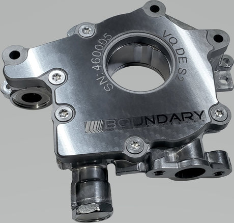 Boundary Nissan VQ 3.5L DE Oil Pump Assembly w/Billet Back Plate Boundary Oil Pumps  AXOPROS