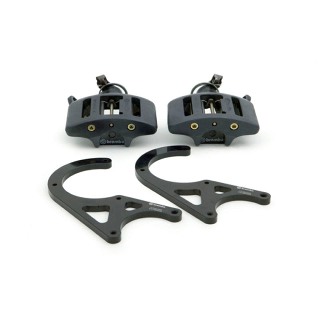 Brembo 01-02 Viper RT-10/GTS/92-00 Viper RT-10/GTS Rear GT BBK 1 Piston Cast 2pc Hand-Brake-Black Brembo Brake Kits - Performance Slot  AXOPROS