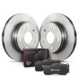 Brembo OE 15-20 Audi A3 Quattro/15-20 S3/15-19 Golf R Front Disc Brake Kit Brembo OE Brake Rotors - OE  AXOPROS