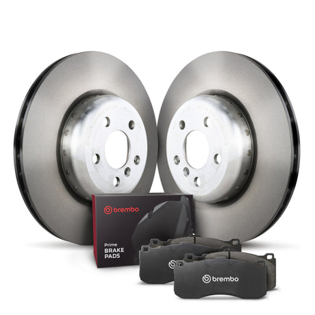 Brembo OE 18-20 BMW 530e/17-20 530i/530i xDrive 17-20/2018 540d xDrive Rear Disc Brake Kit Brembo OE Brake Rotors - OE  AXOPROS