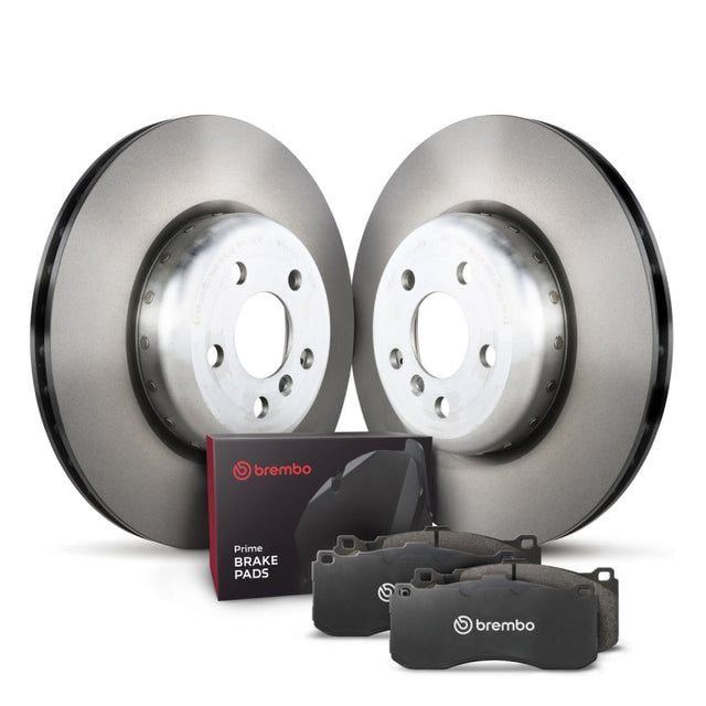 Brembo OE 18-20 BMW 530e/17-20 530i/530i xDrive 17-20/2018 540d xDrive Rear Disc Brake Kit Brembo OE Brake Rotors - OE  AXOPROS