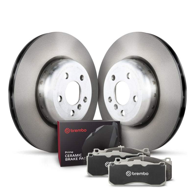 Brembo OE 18-20 BMW 530e/17-20 530i/530i xDrive/2018 540d xDrive/17-20 540i Rear Disc Brake Kit Brembo OE Brake Rotors - OE  AXOPROS
