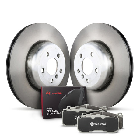 Brembo OE 18-20 BMW 530e/17-20 530i/530i xDrive/2018 540d xDrive/17-20 540i Rear Disc Brake Kit Brembo OE Brake Rotors - OE  AXOPROS