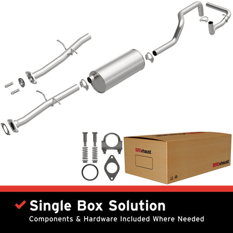 BRExhaust 1986-1992 Ford Ranger Direct-Fit Replacement Exhaust System BRExhaust Exhaust System Kit  AXOPROS